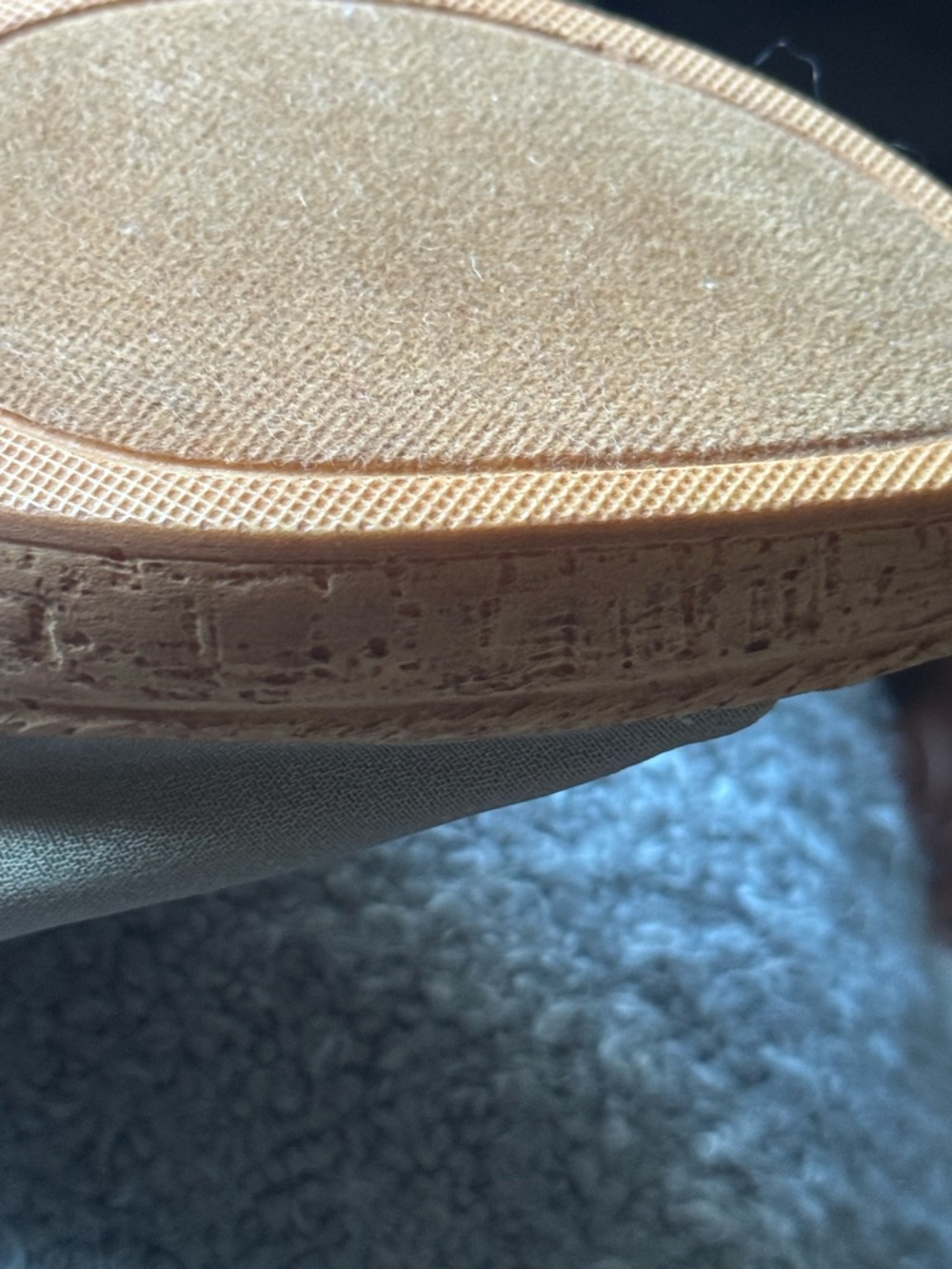 Italian Shoemakers Metallic Slip-On Sandal with Tan Footbed - Picture 7 of 11